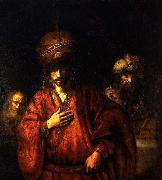 Haman disgraced REMBRANDT Harmenszoon van Rijn